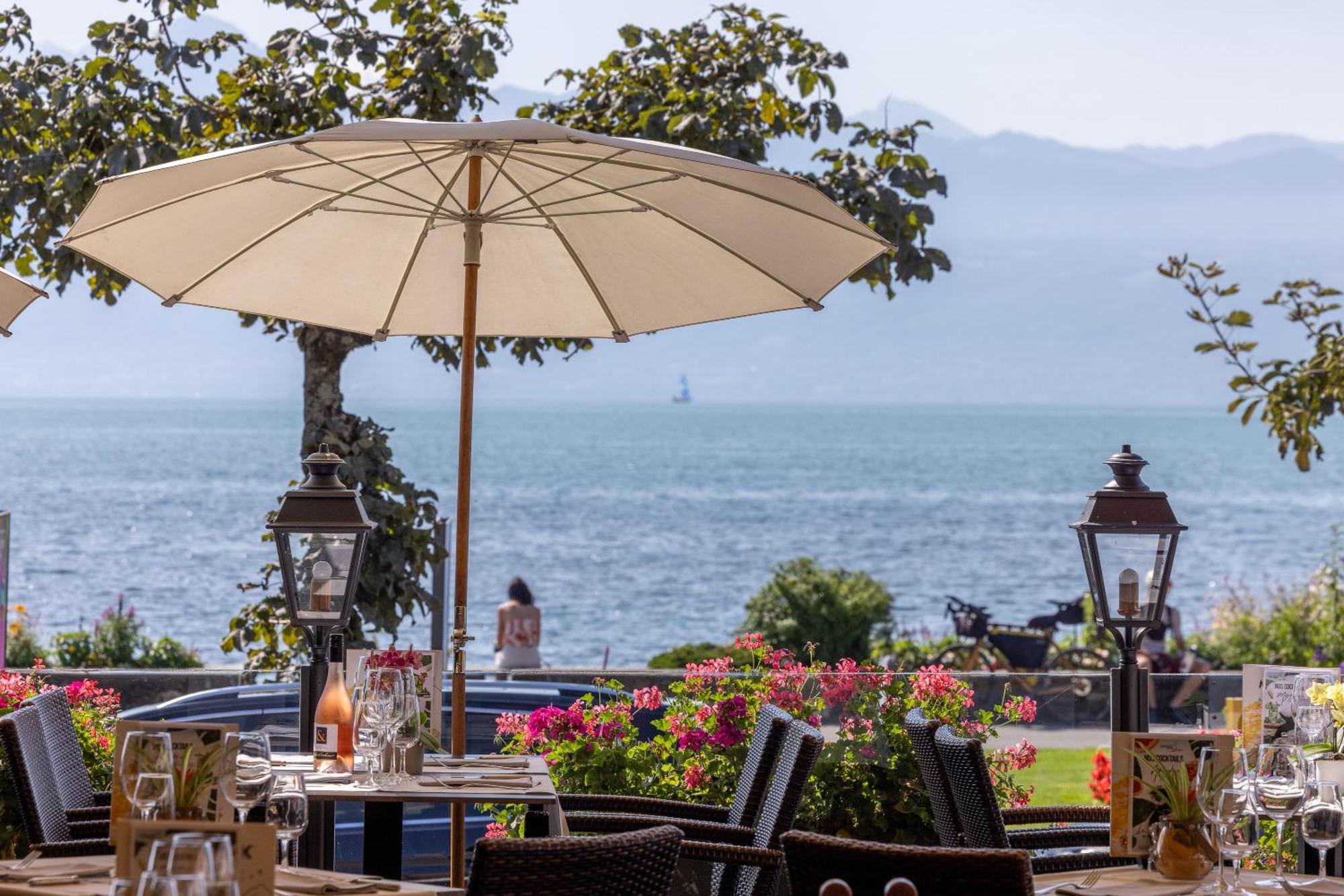 Romantik Hotel Mont Blanc au Lac Morges Extérieur photo