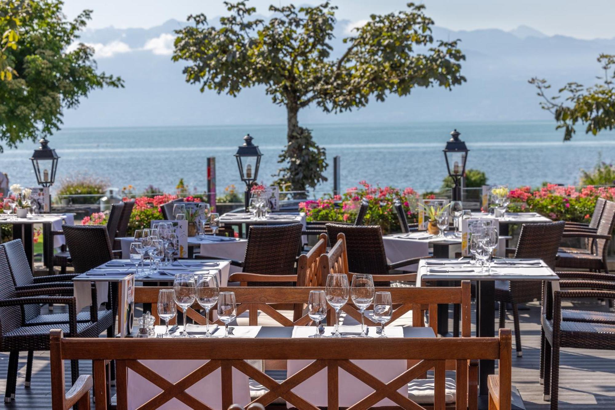 Romantik Hotel Mont Blanc au Lac Morges Extérieur photo