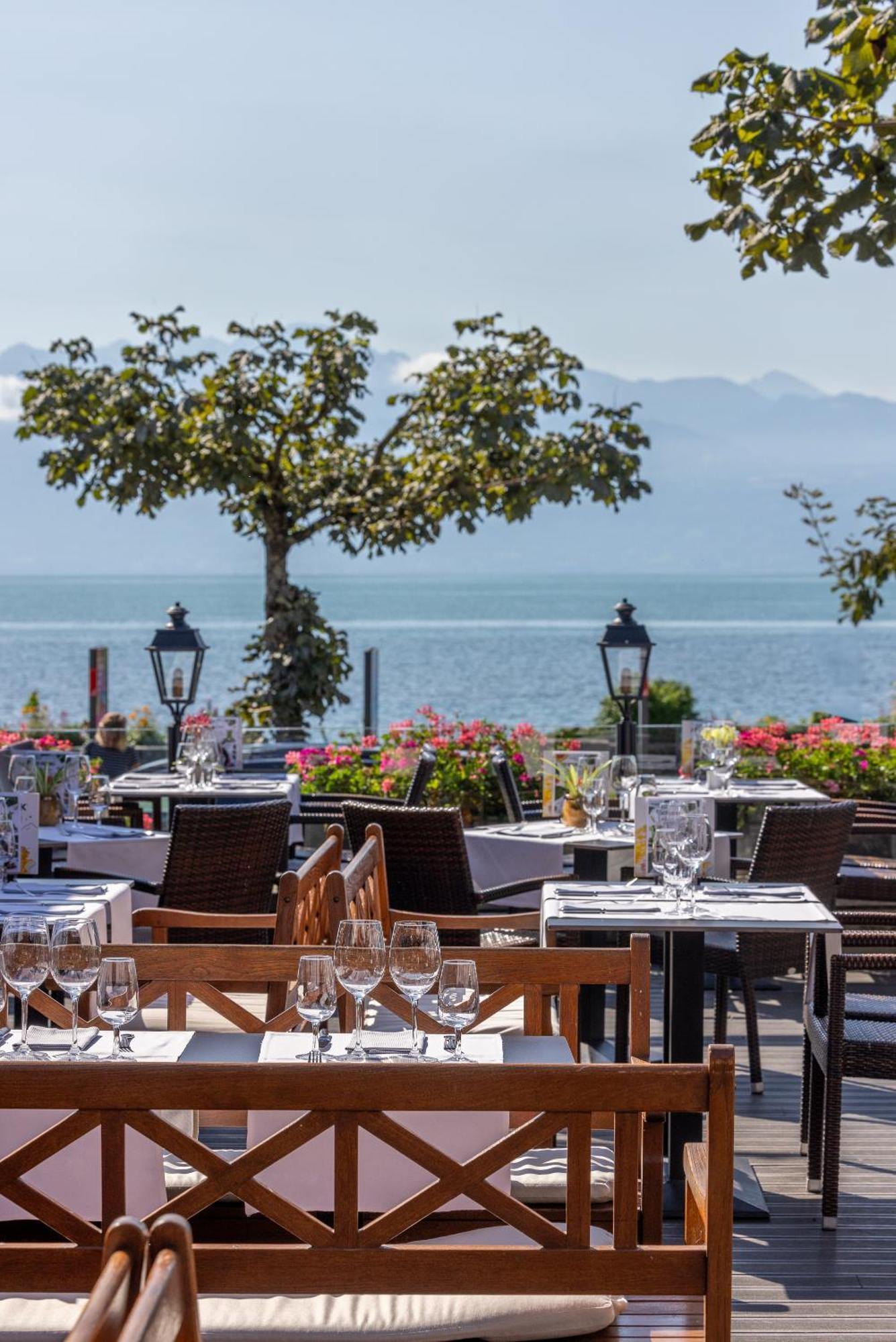 Romantik Hotel Mont Blanc au Lac Morges Extérieur photo