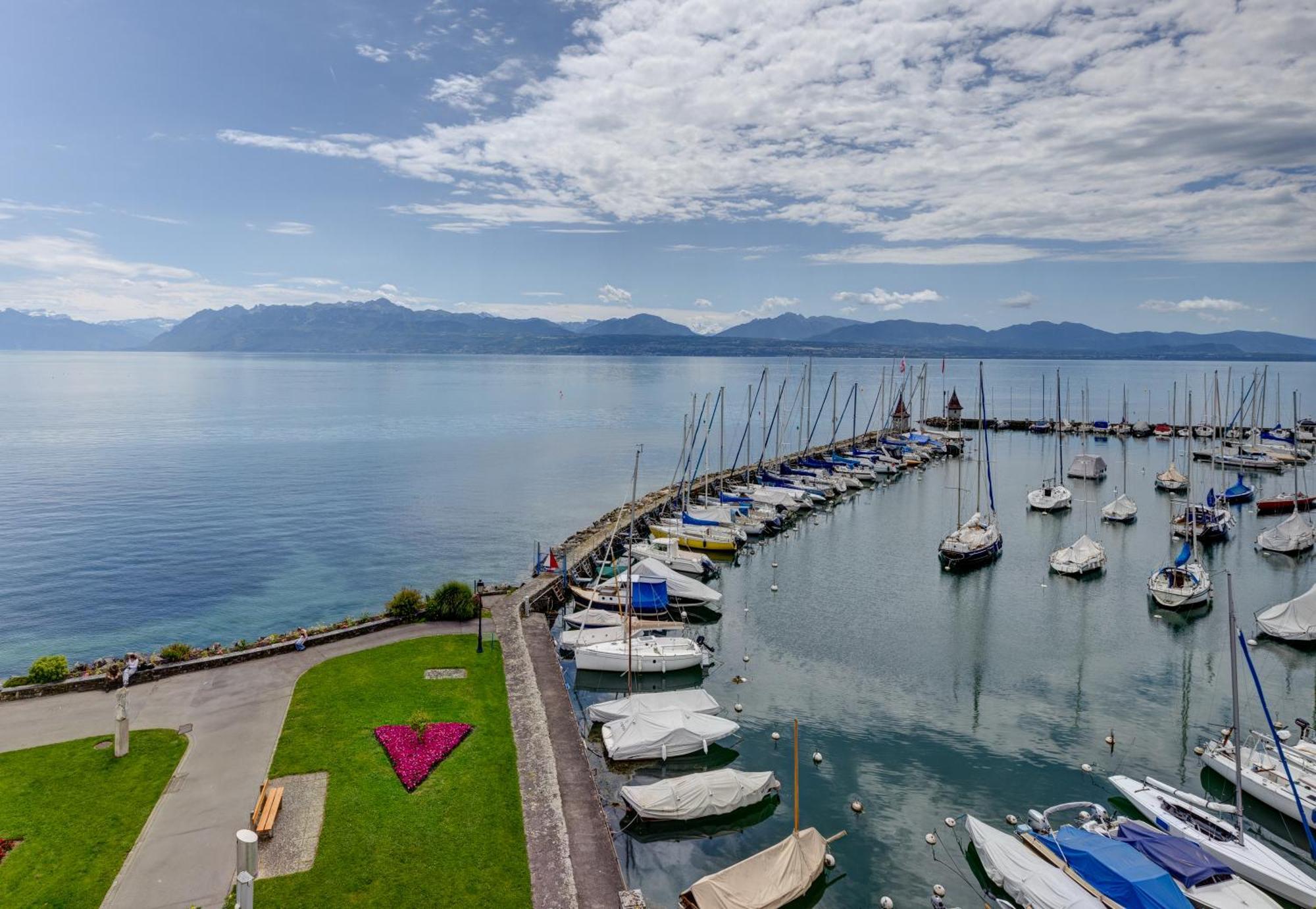 Romantik Hotel Mont Blanc au Lac Morges Extérieur photo