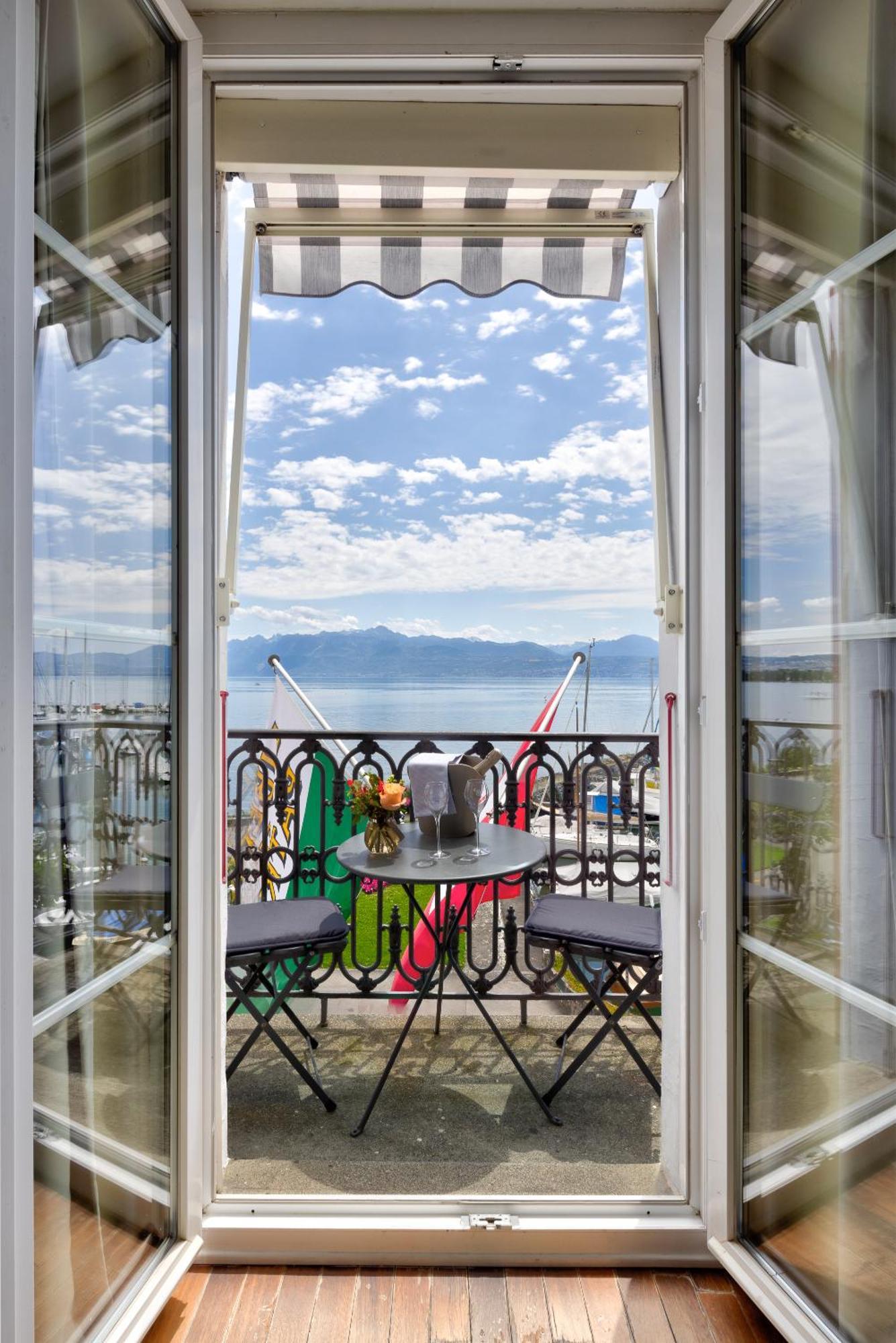 Romantik Hotel Mont Blanc au Lac Morges Extérieur photo